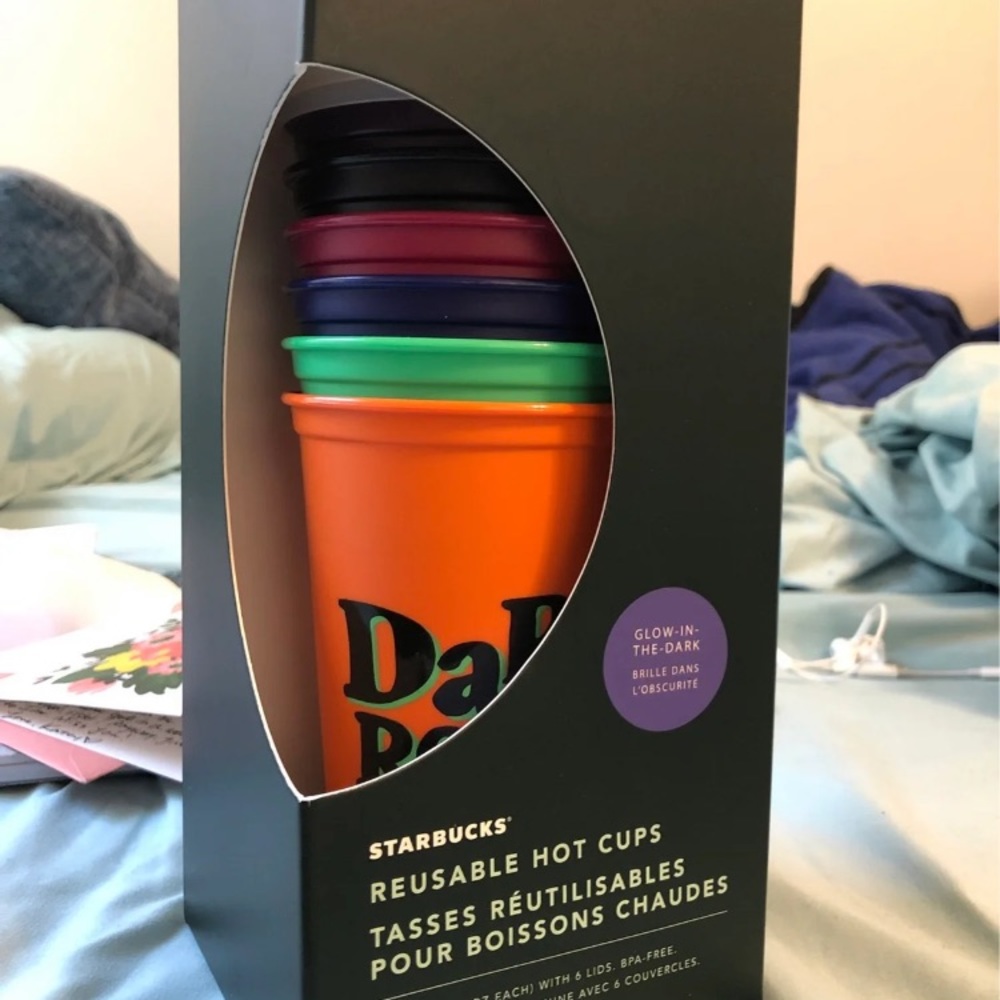 Starbucks 2020 Halloween Reusable Glow In The Dark